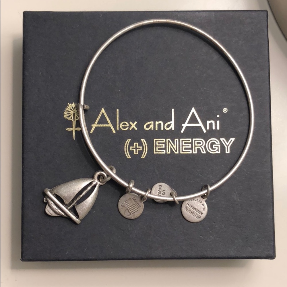 Alex & Ani Energy Sailboat Charm Bracelet